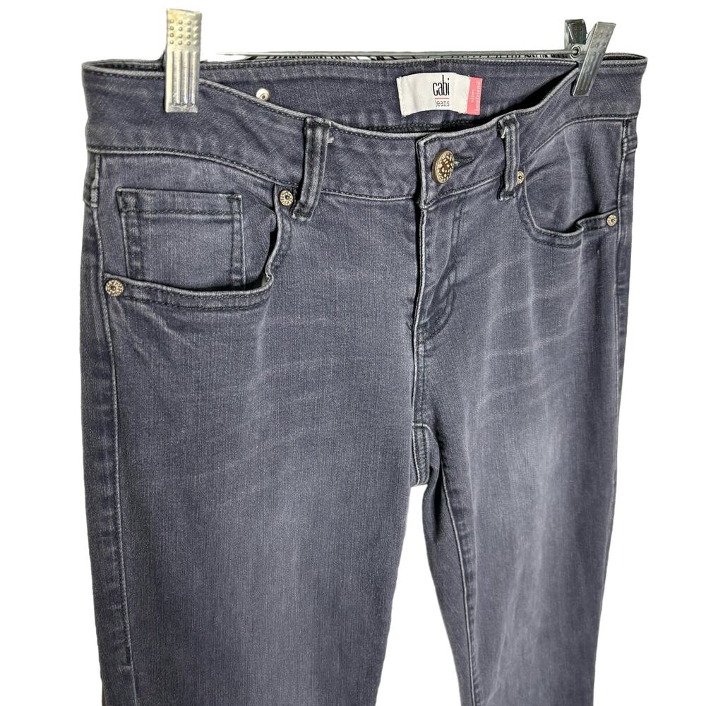 Cabi Gray Mid-Rise Slim Boyfriend Jeans Women's Size: 2 - Picture 6 of 6